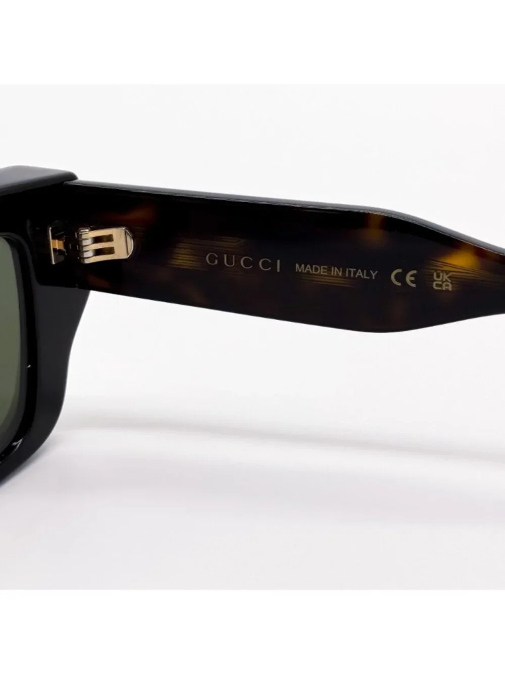 New Gucci Havana Green Unisex Sunglasses GG1529S 002